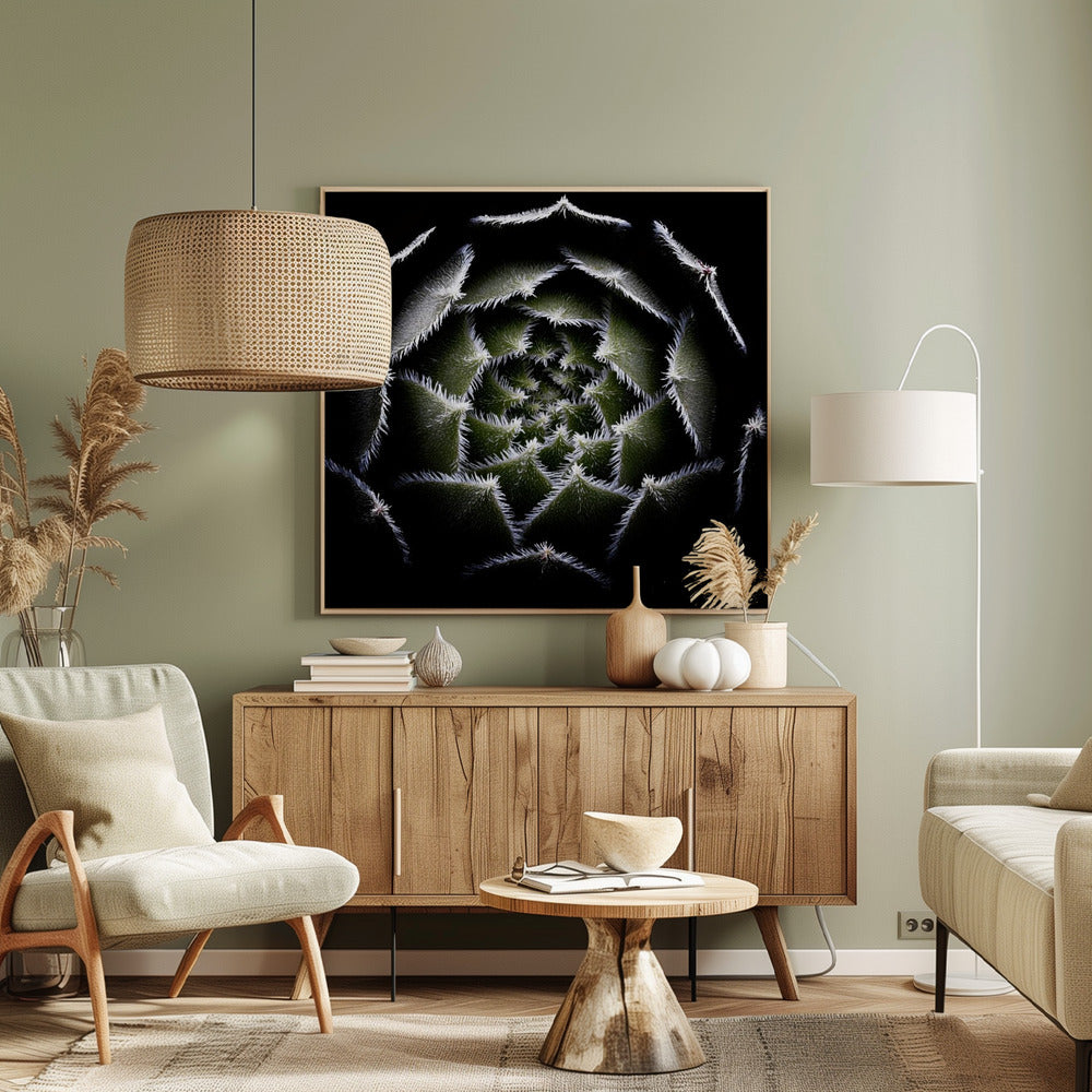 Sempervivum-roset | Lærredsbilleder