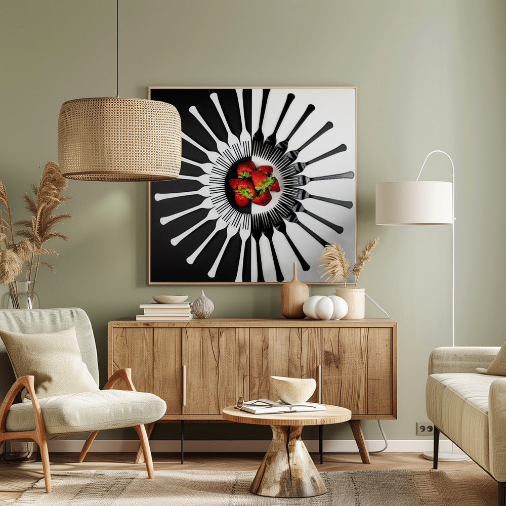 Jordbærdesign | Lærredsbilleder