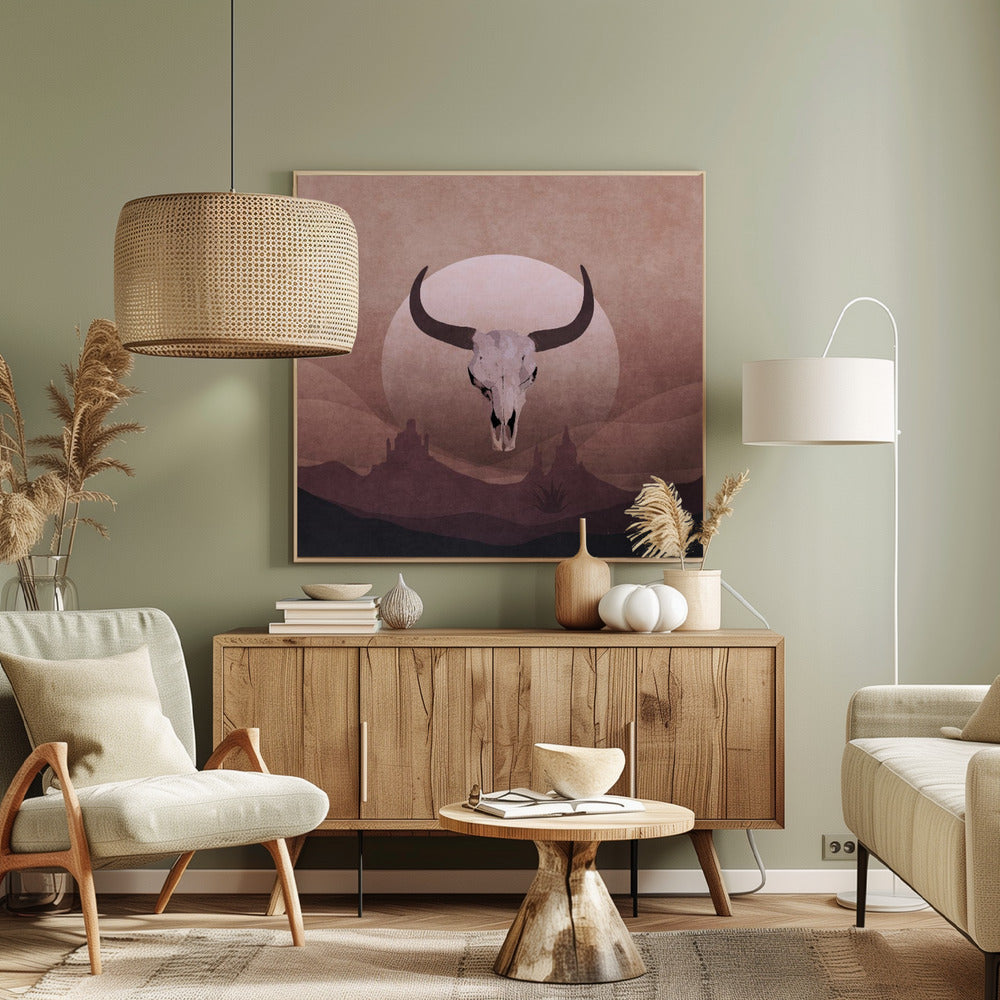 Cowboy Skull | Canvas
