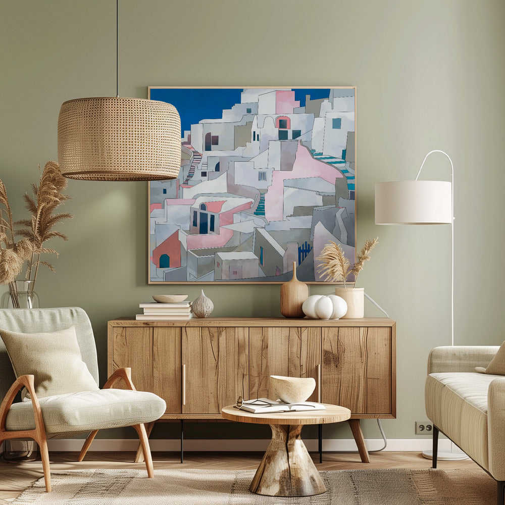 Santorini7x7 | Impresiones en Lienzo