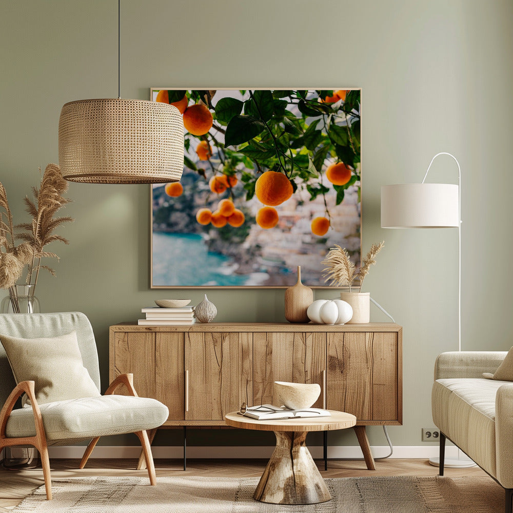 Orangen von der Amalfiküste | Leinwand-Bilder