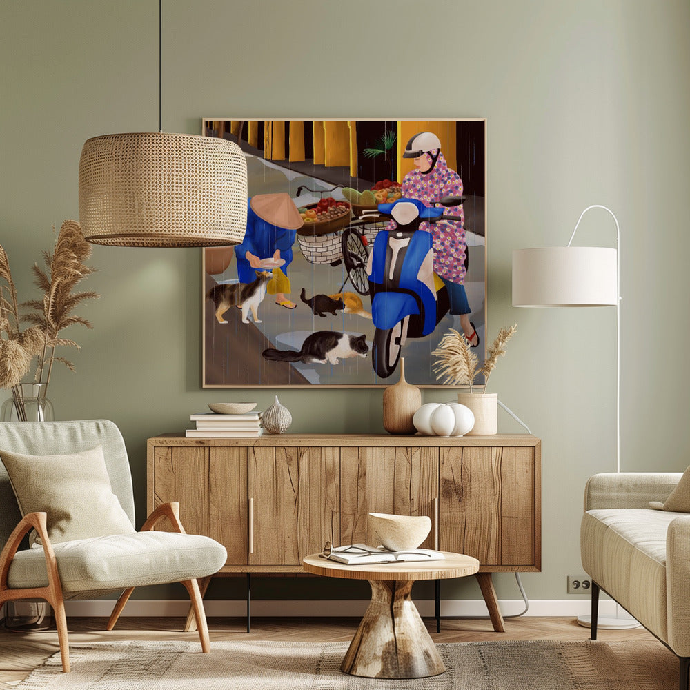 Rue vietnamienne | Tableaux sur Toile