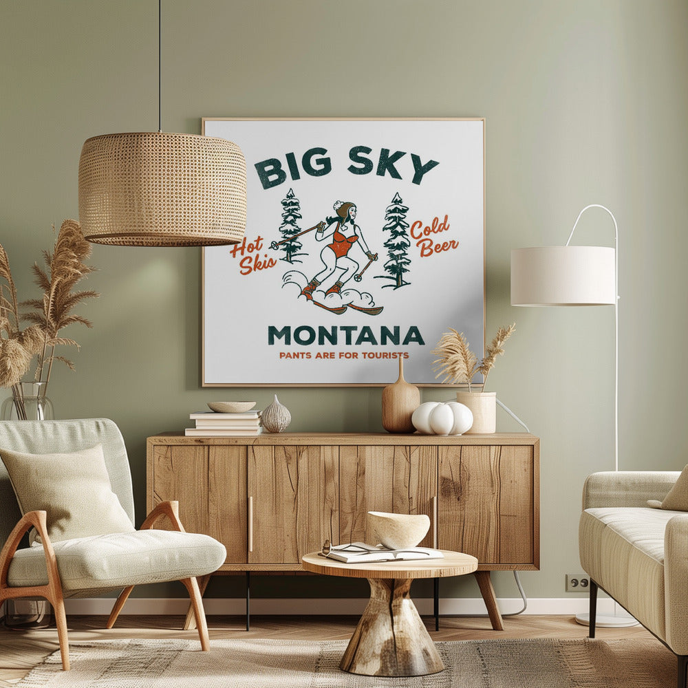 Ski Big Sky Montana: Housut ovat turisteille | Canvastaulut