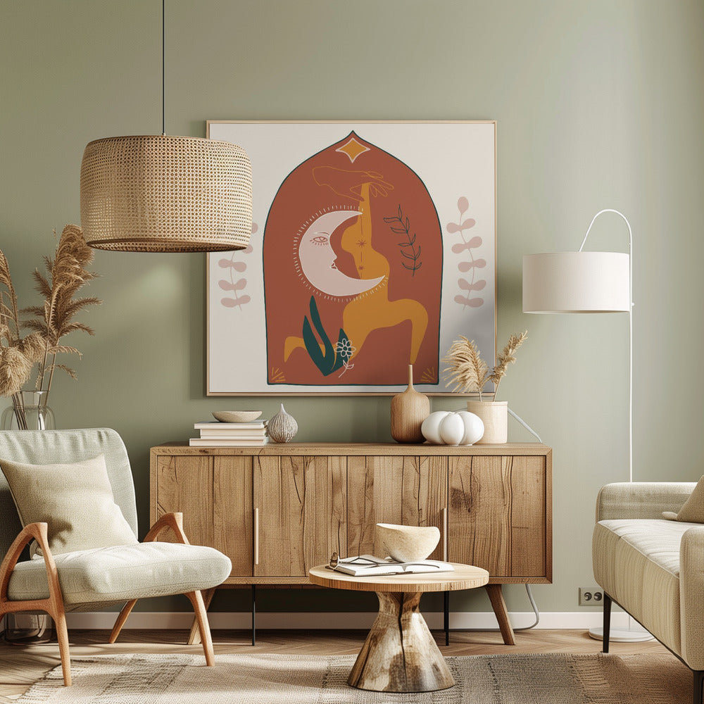 Healing Yoga Print | Canvas