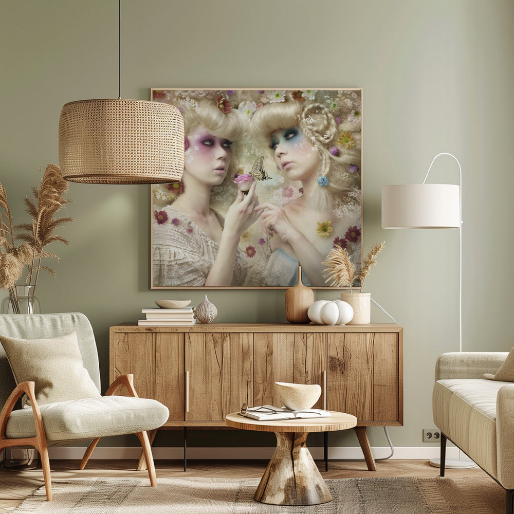 Girl of the flower garden | Canvas