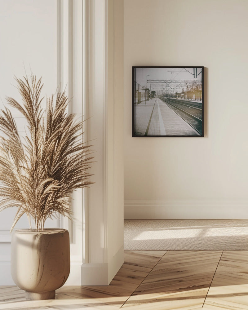 Train Station Zyrardow Poland Photography | Poster