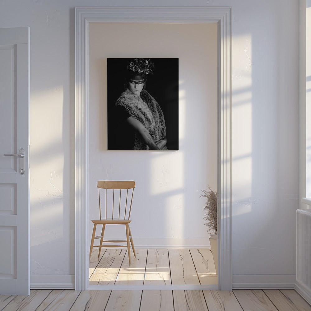 Portret w czerni i bieli | Wydruki na łótnie