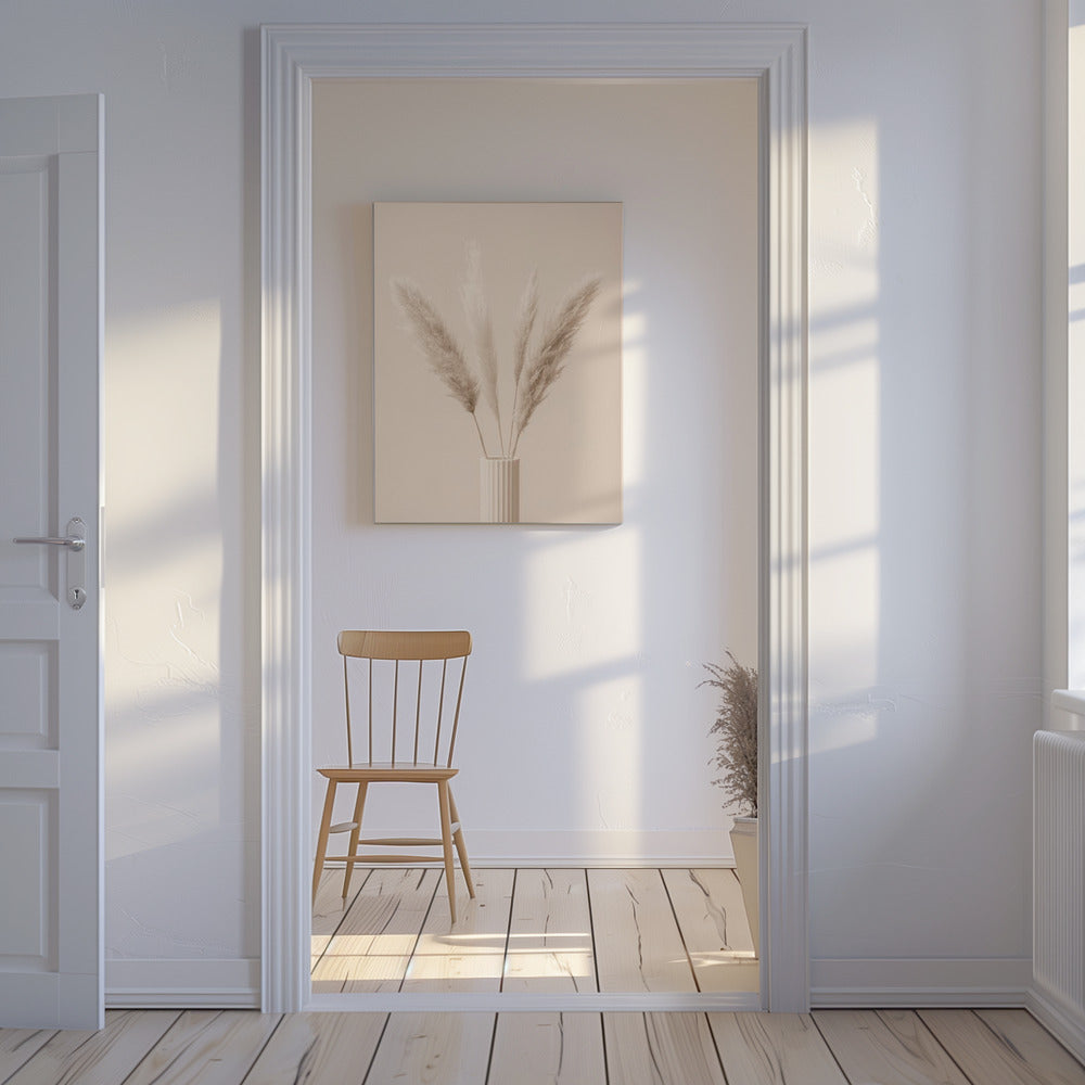 Pampas Grass Beige 09 | Canvas