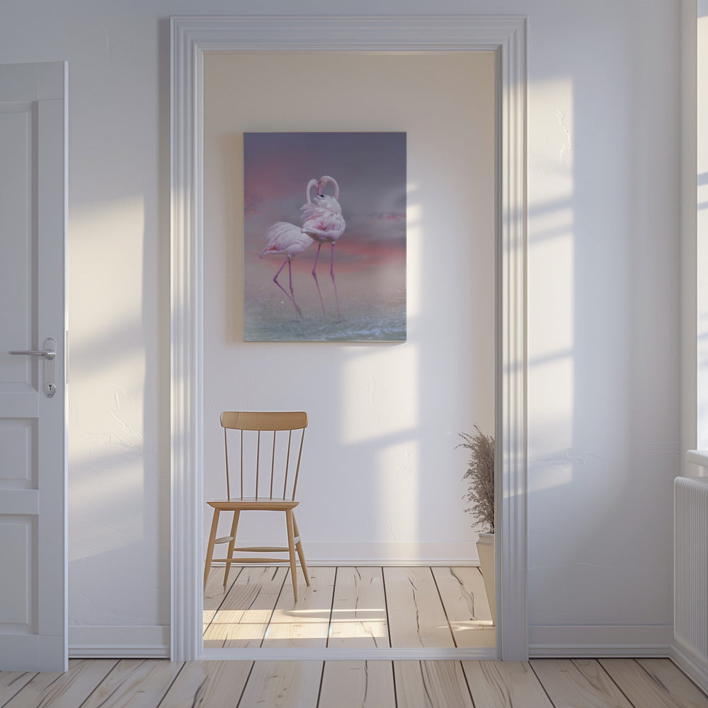 Flamingo Ballet | Canvas
