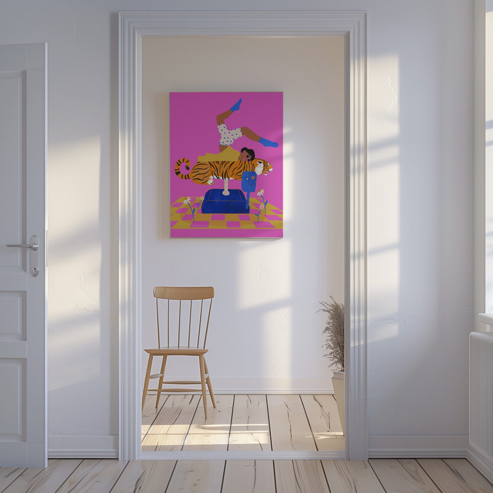 Put a tiger in your heart | Canvas