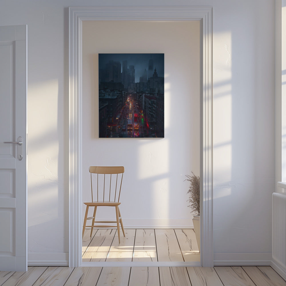 Regenachtig Chinatown | Canvasprints