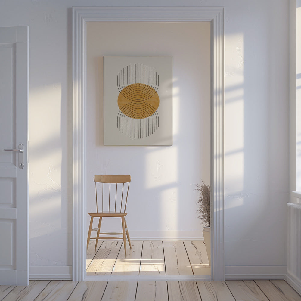 Punto perfecto amarillo | Impresiones en Lienzo
