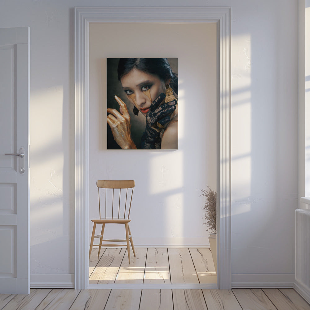 Goldene Hand | Leinwand-Bilder