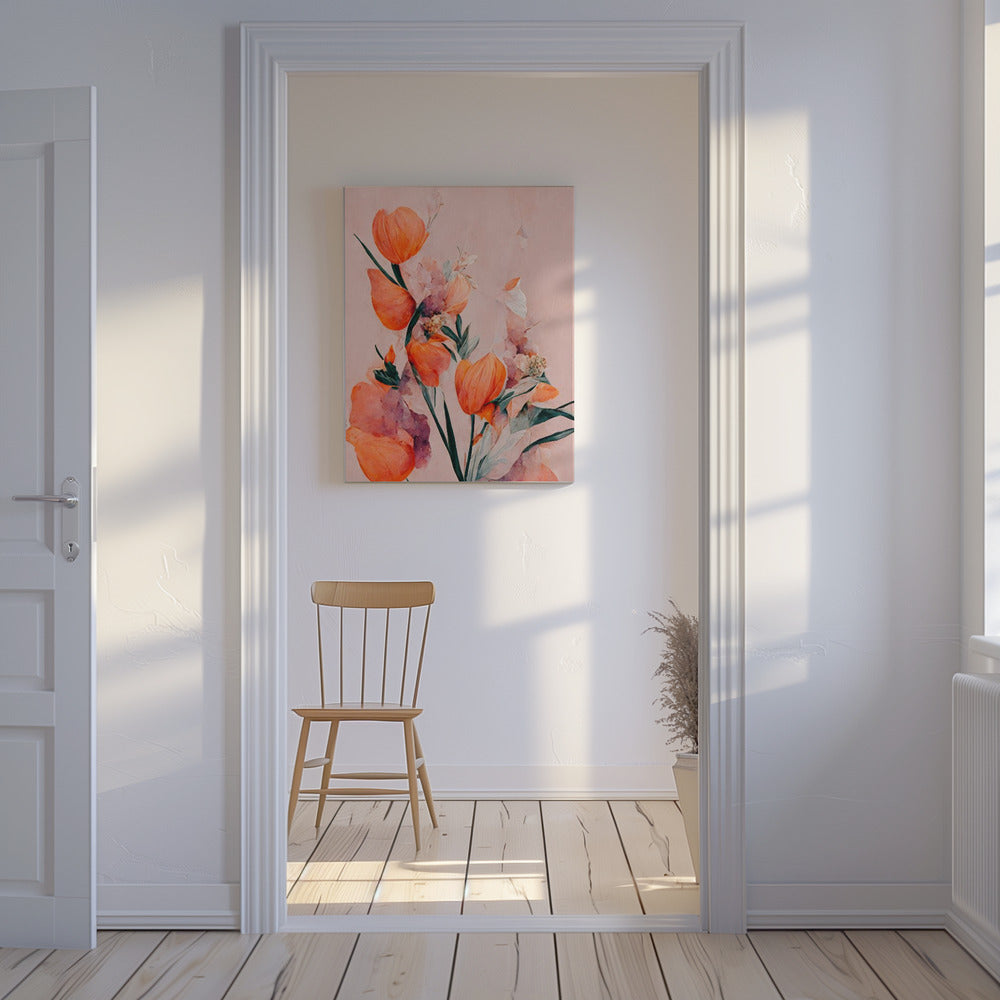 Orange Tulpen | Leinwand-Bilder