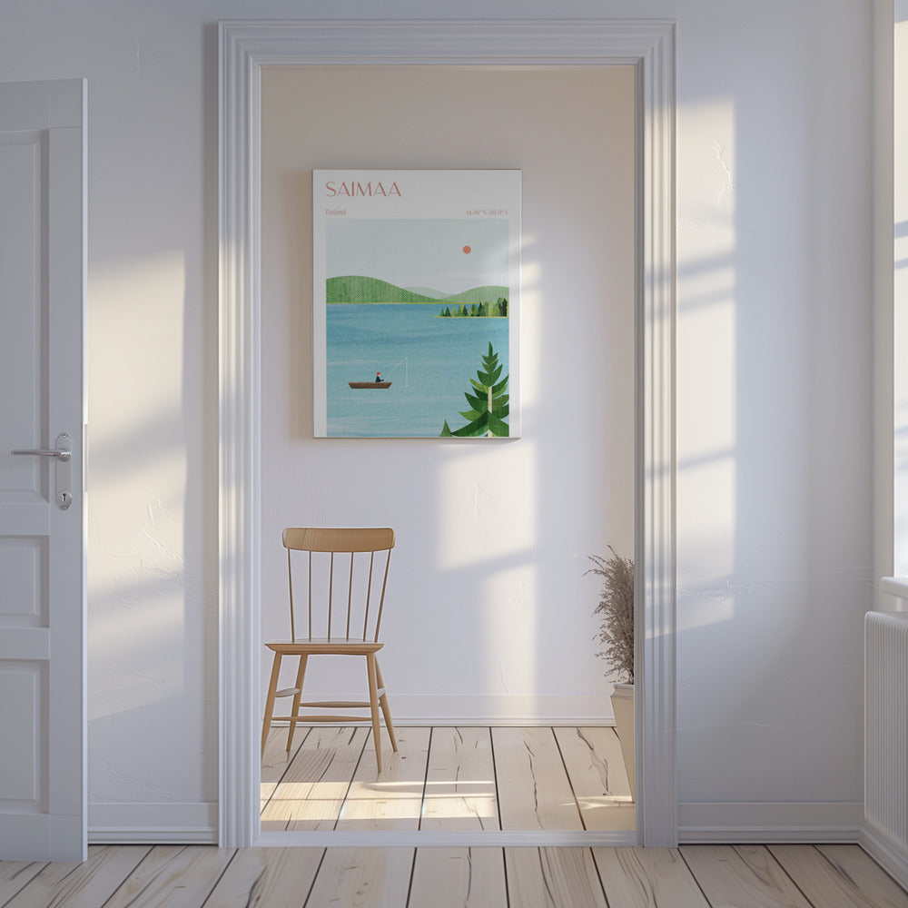 Saimaa sjö, Finland | Canvas