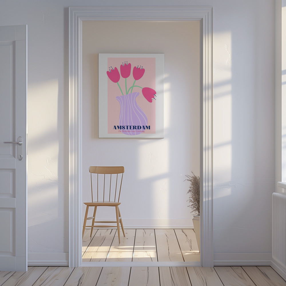 Soñando con tulipanes | Impresiones en Lienzo