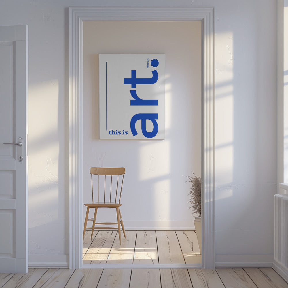 Hallo Fet Typografi | Lerretsbilder