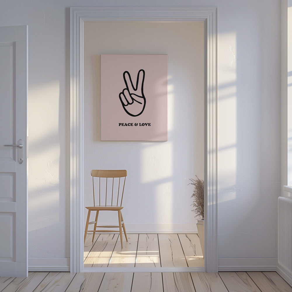 Pace e amore | Stampe su Tela