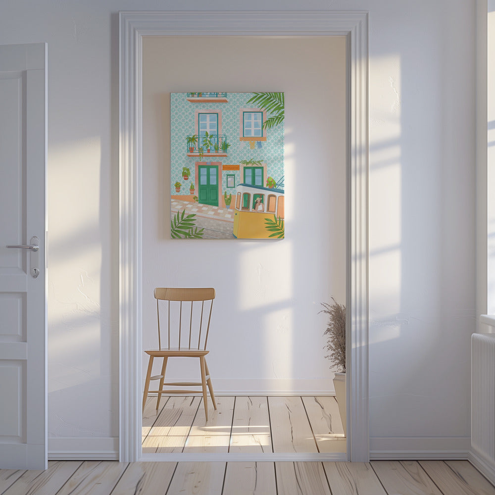 Lissabon stad, Portugal | Canvas