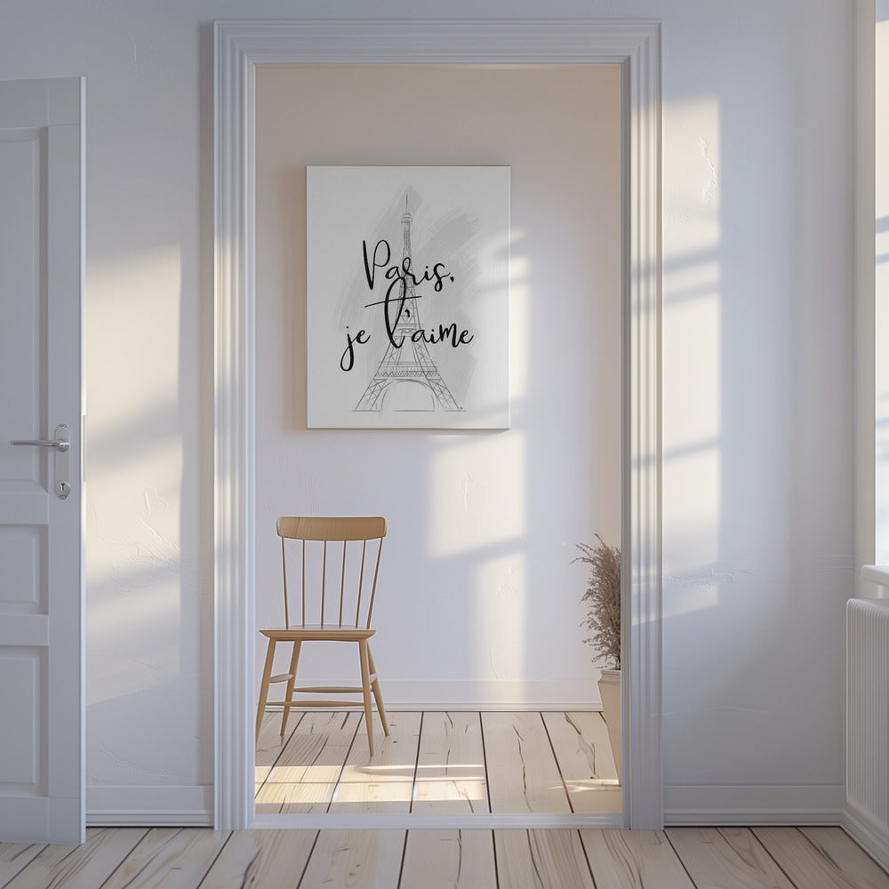 Croquis de l'amour à Paris | Tableaux sur Toile