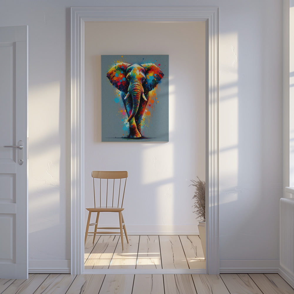 L'elefante | Stampe su Tela