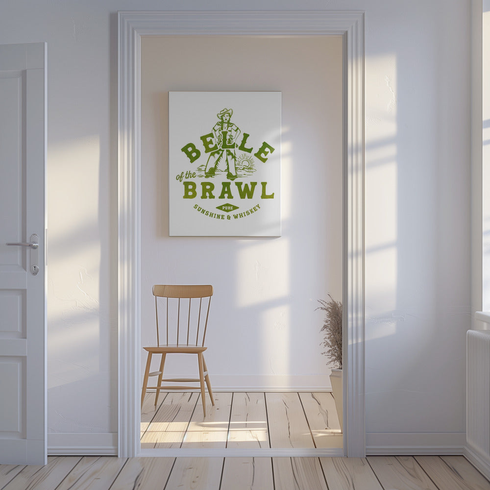 Belle Of The Brawl Cowgirl Décoration murale | Tableaux sur Toile