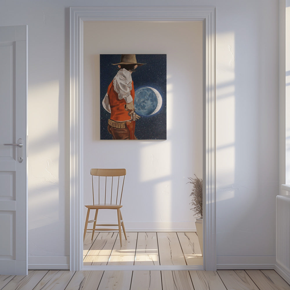 Skjut månen | Canvas