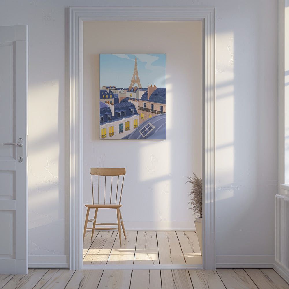 Dächer von Paris | Leinwand-Bilder