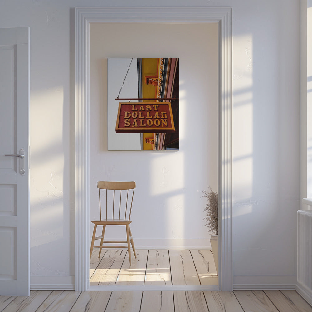 Dernier Saloon à un dollar | Tableaux sur Toile