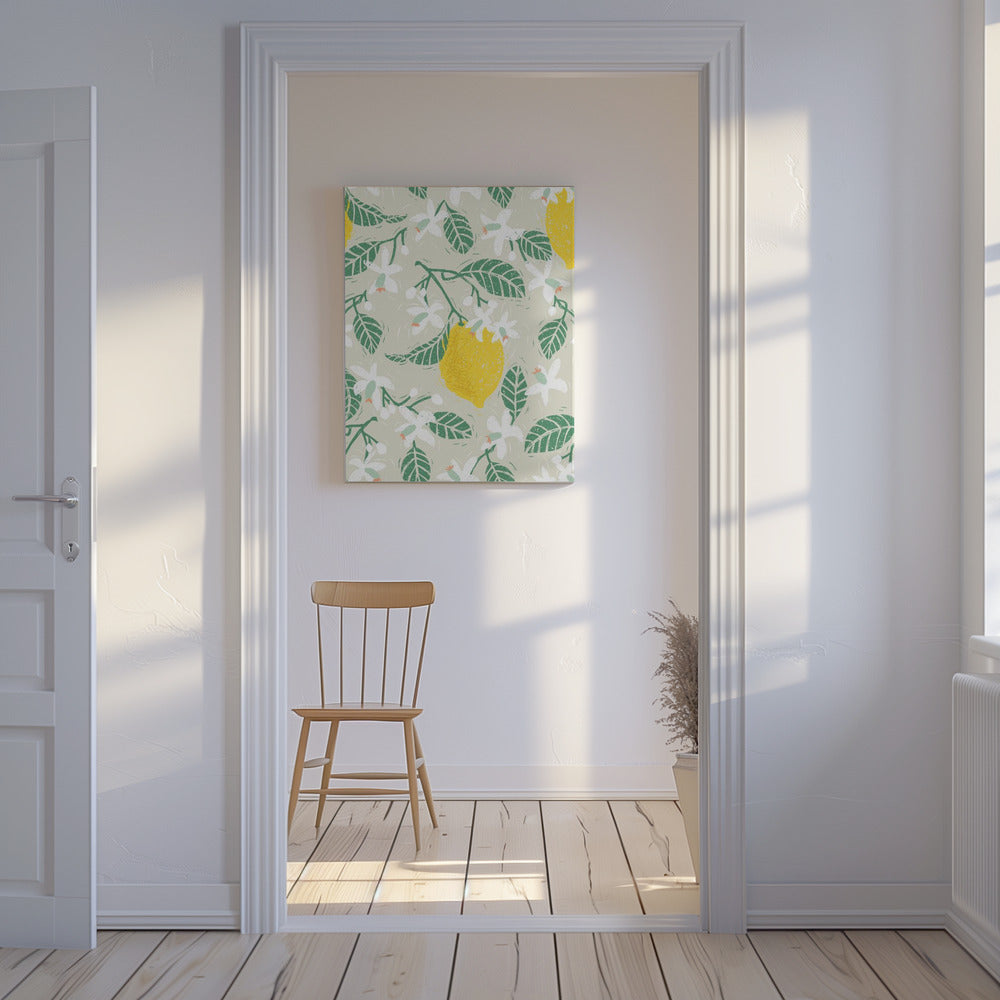 Lemon tree blossoms | Canvas