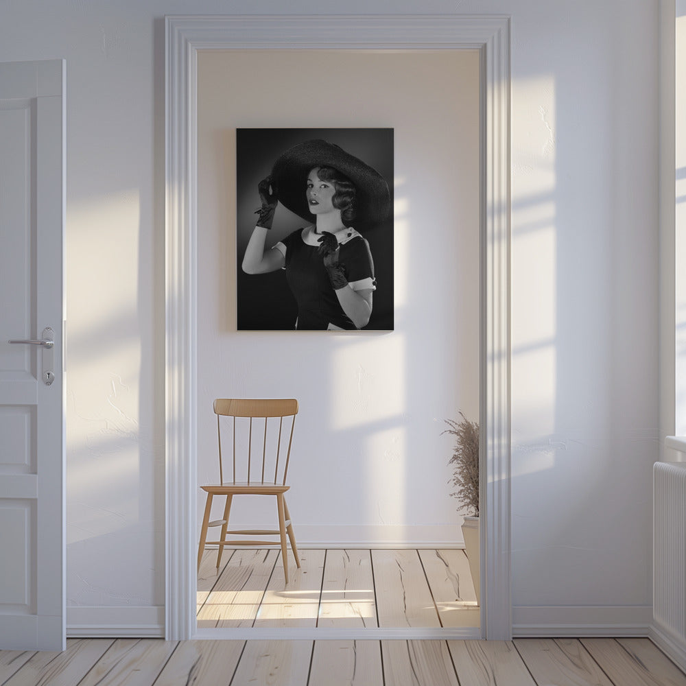 50er-Jahre-Schönheit und französische Eleganz | Leinwand-Bilder