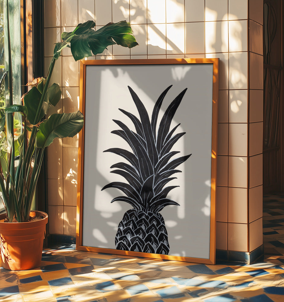 Musta ananas | Julisteet - Taidevedokset
