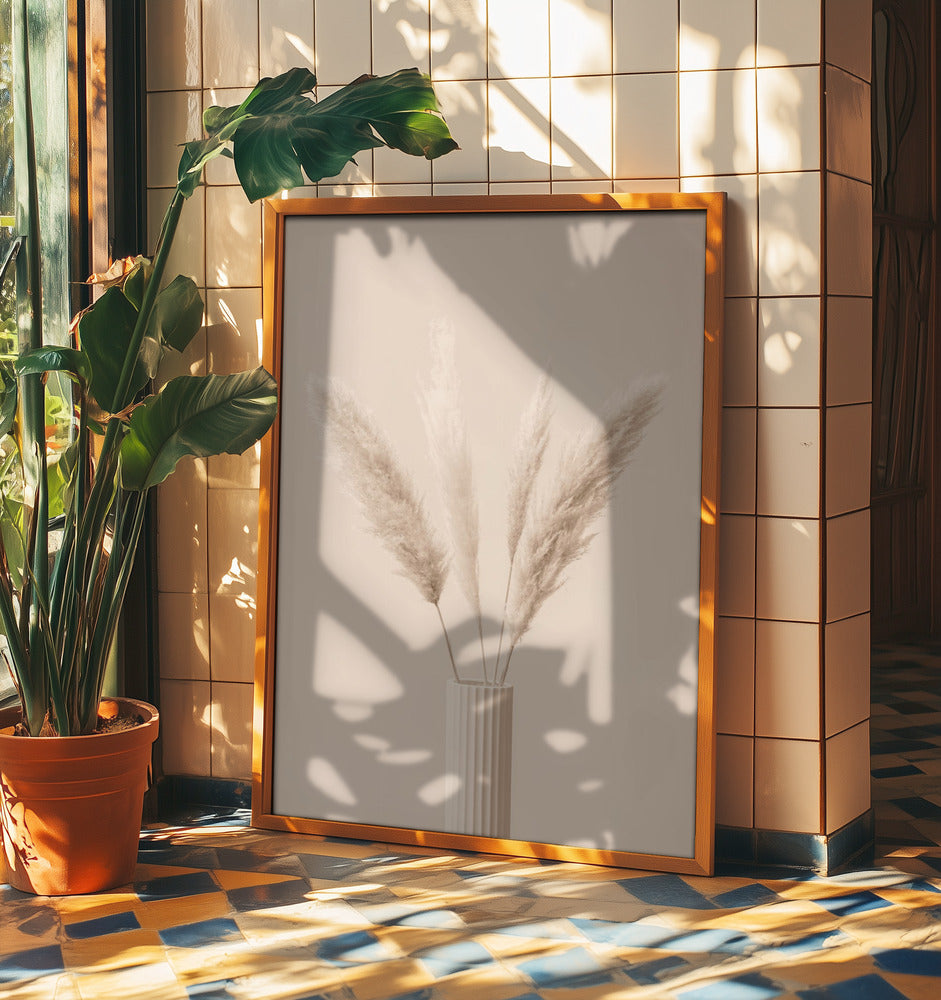 Pampas Grass Beige 09 | Poster