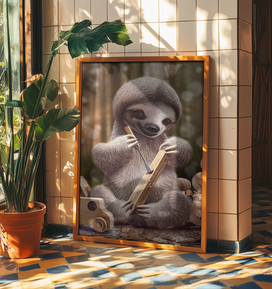 SLOTH THE TOY MAKER | Poster
