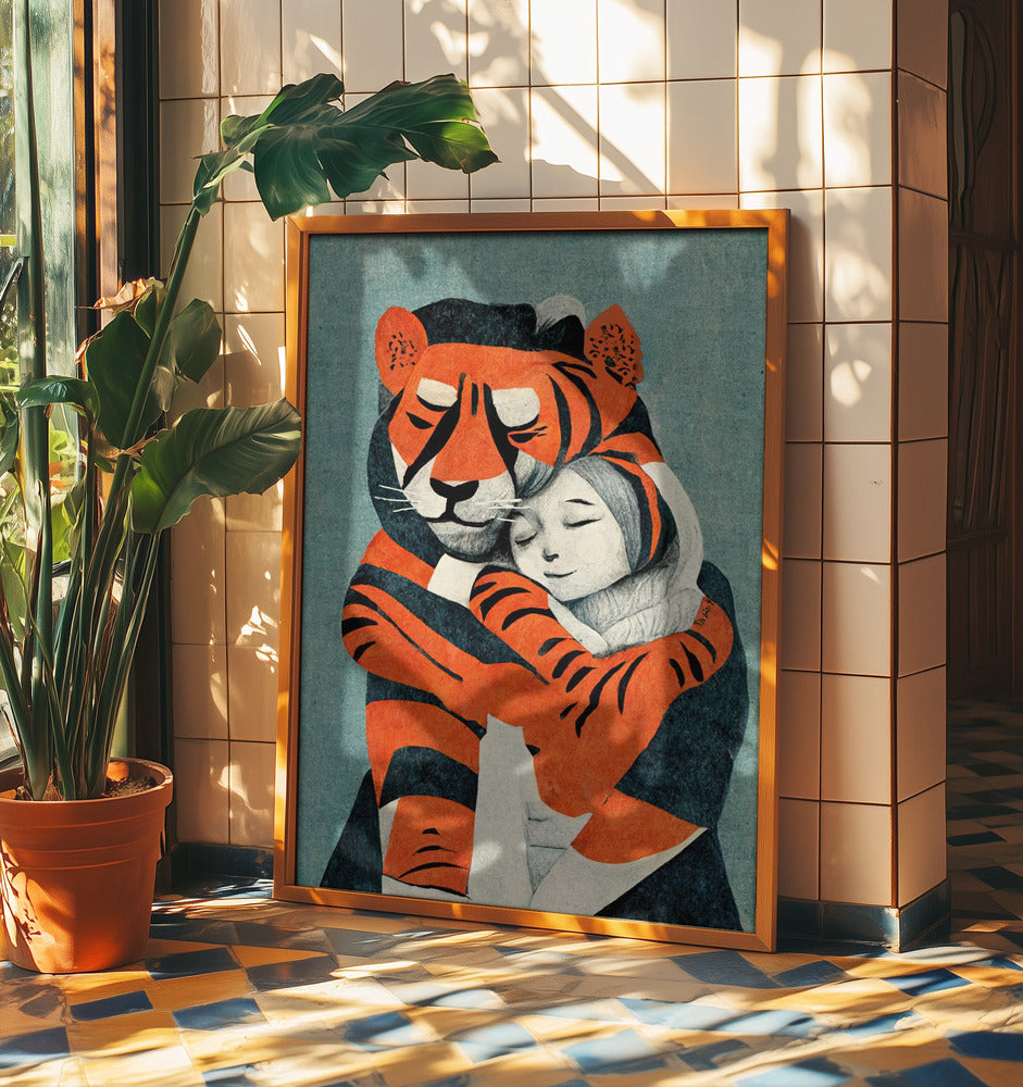 Tiger's Embrace | Poster