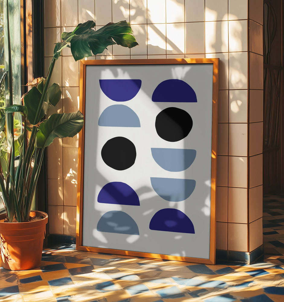 Blue Shapes 2 | Poster