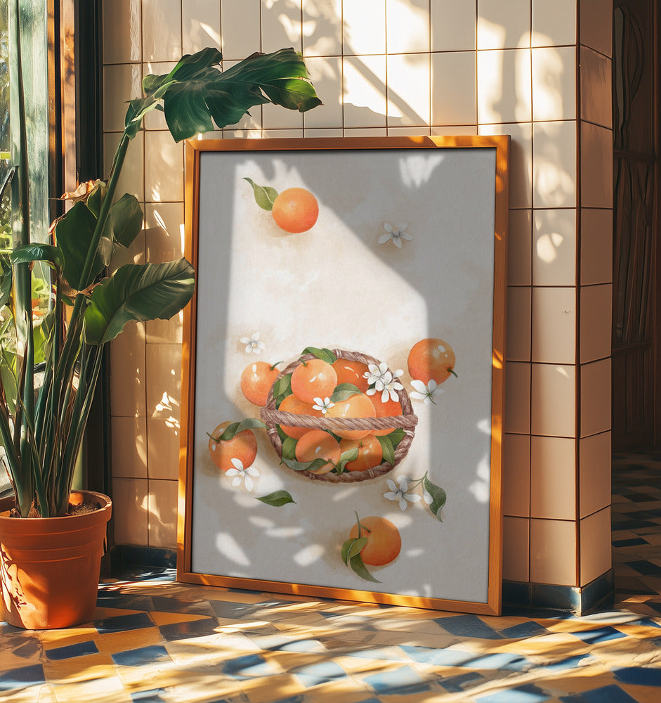 Saftig appelsin | Plakater - Kunsttryk
