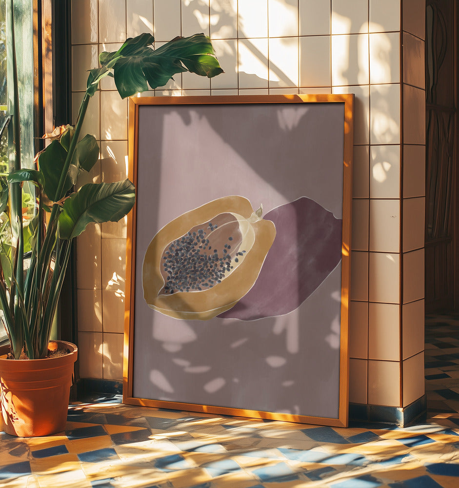 Papaya | Plakater - Kunsttrykk