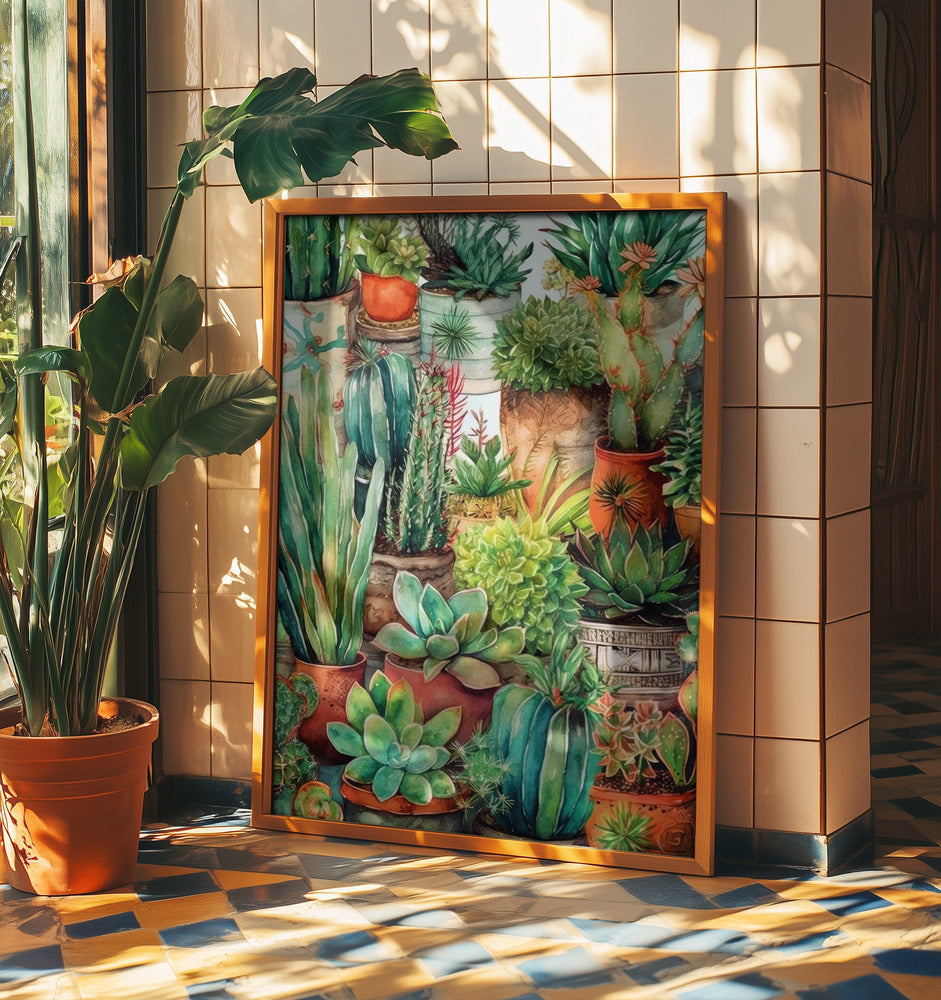Succulents and cactus 13 POTTED FLORALS | Poster