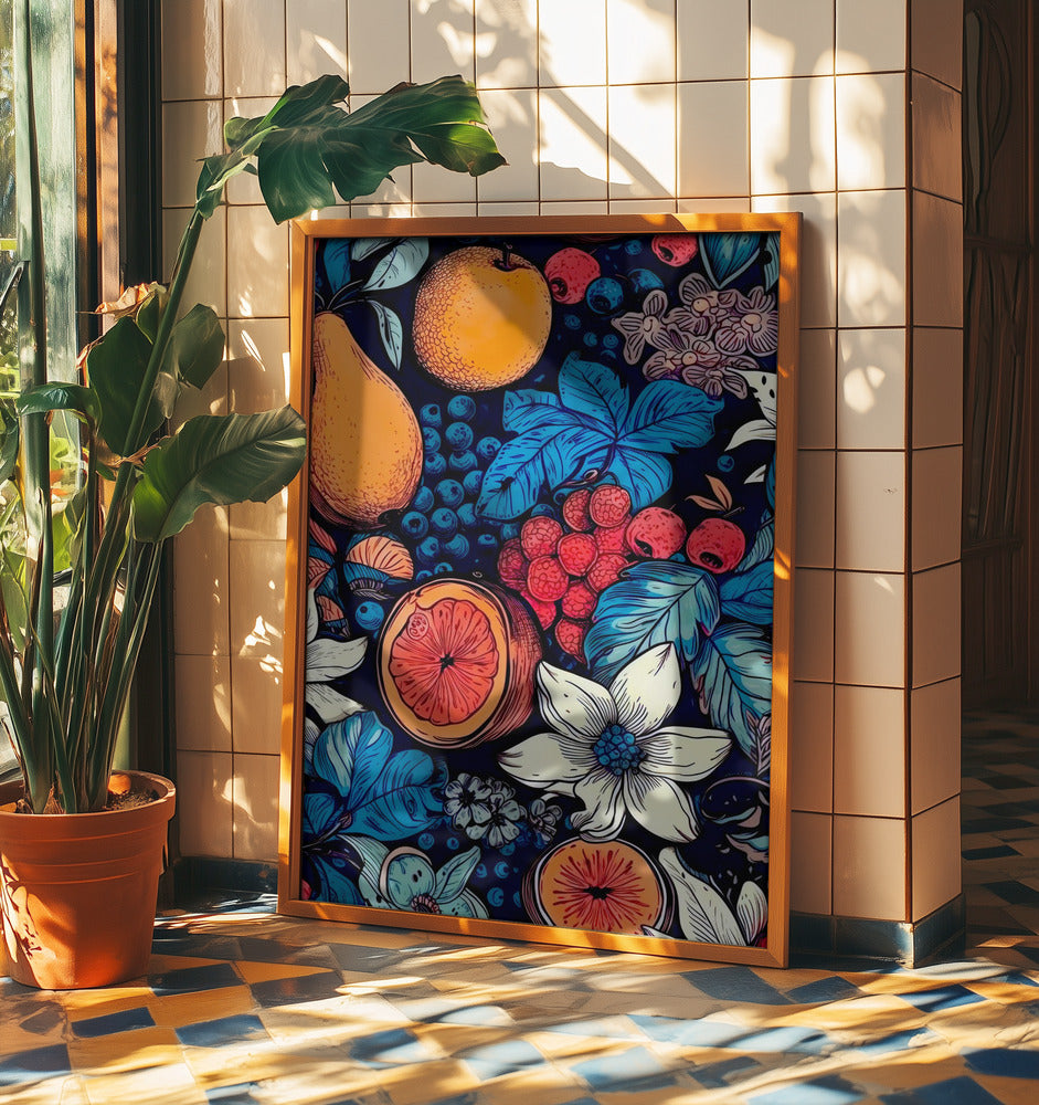 Flowers and fruits 6 | Poster
