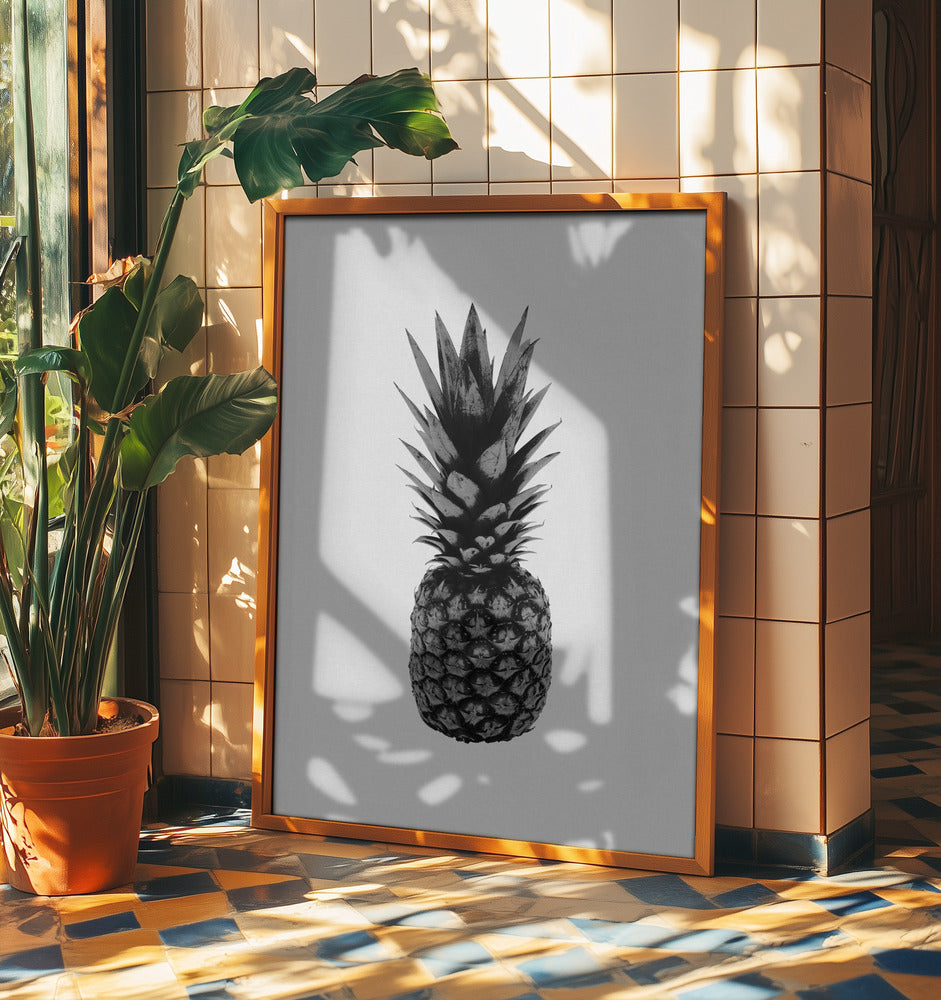 Ananas Svart & Vit | Poster