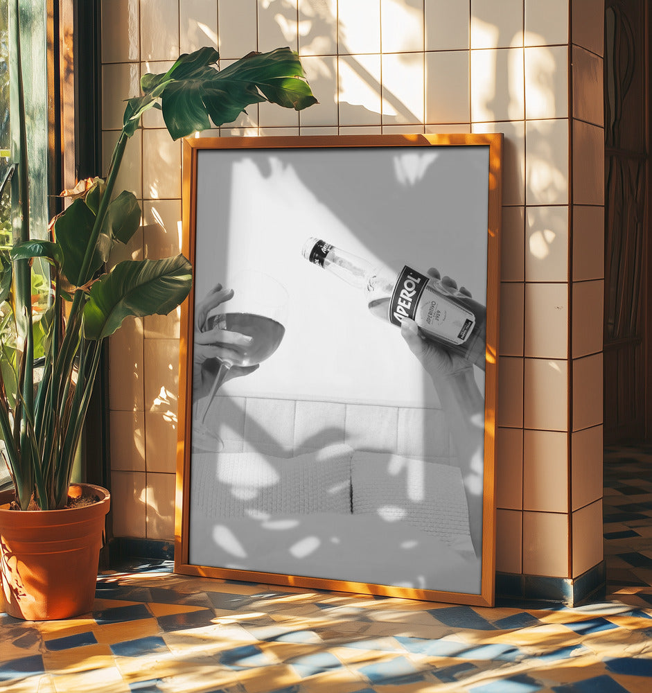 Aperol Au Lit Fermer | Posters - Affiche Artistique
