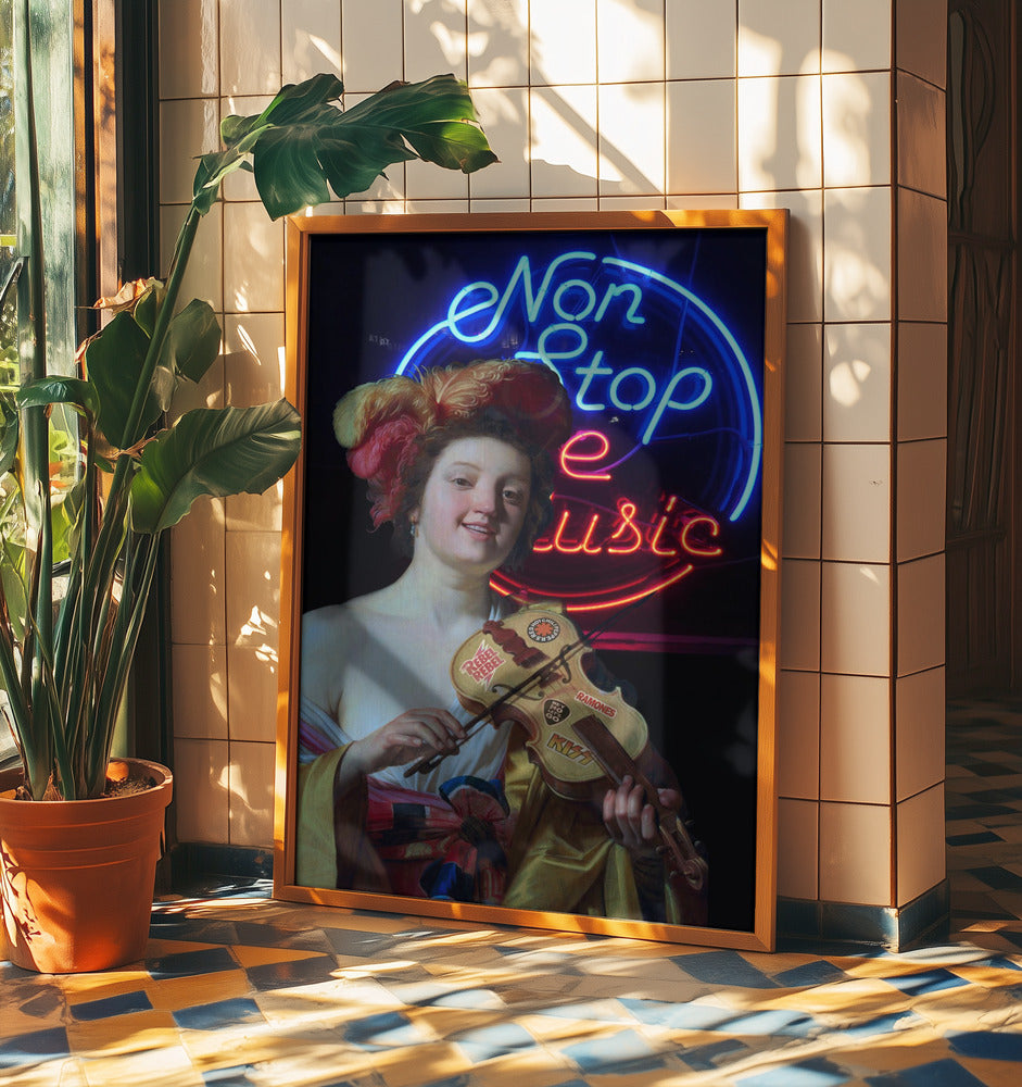 Musikken Stopper | Plakater - Kunsttryk