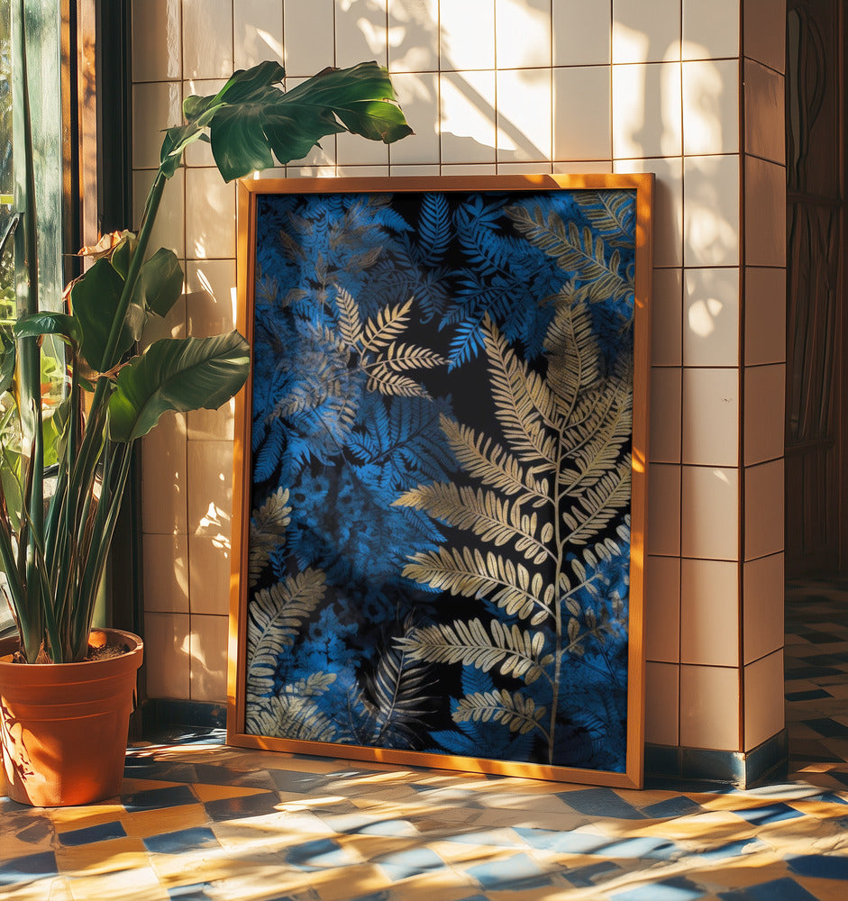Vibrant Garden and ferns 2 | Poster