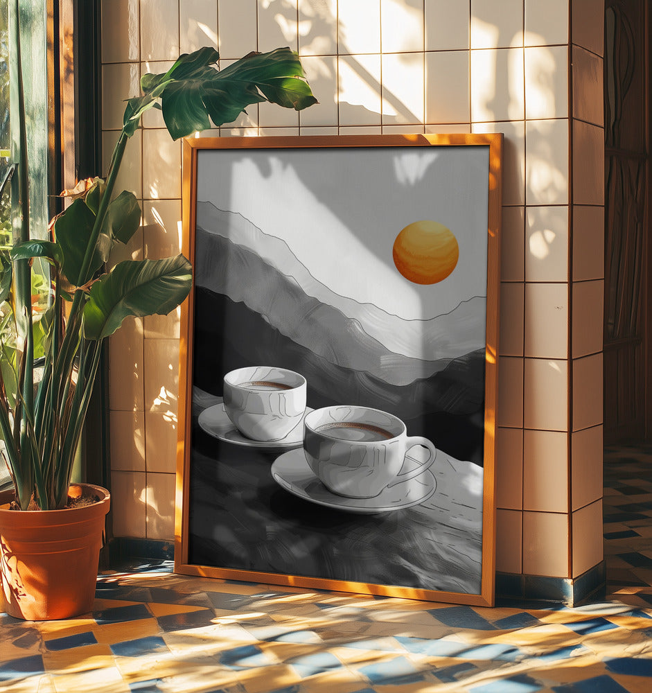 I Love Coffee Food Illustration Art (1) | Poster