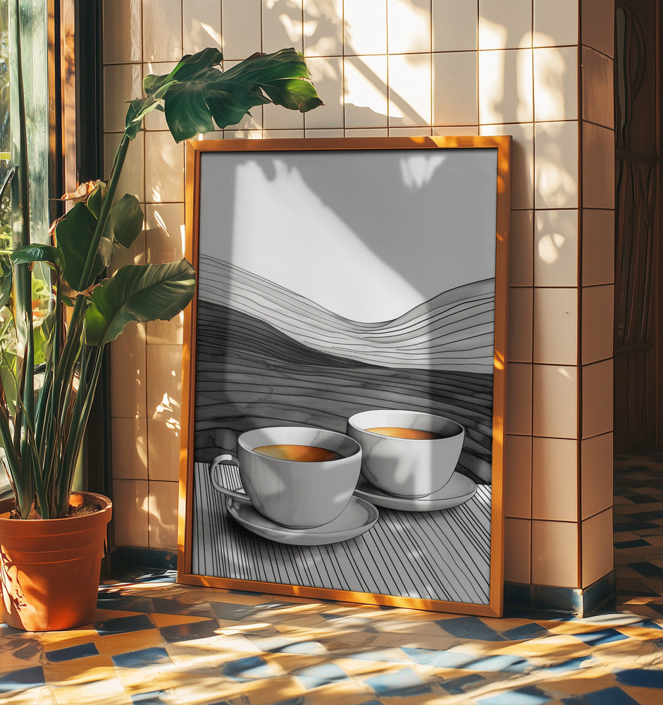 I Love Coffee Food Illustration Art (15) | Poster