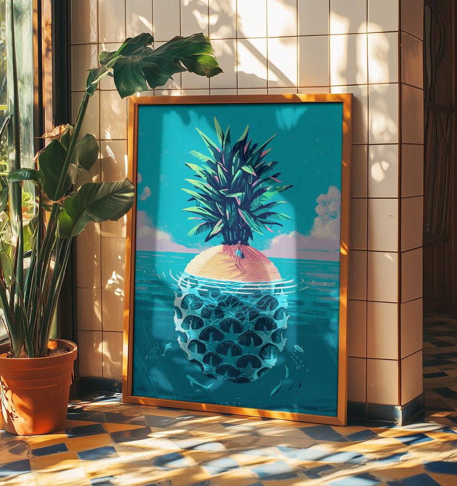 Stranded On Pineapple Island | Poster