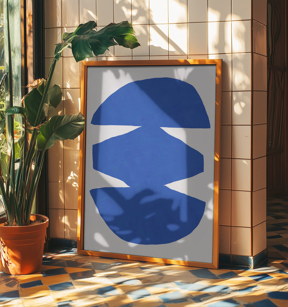Cobalt blue cut out 02 | Poster