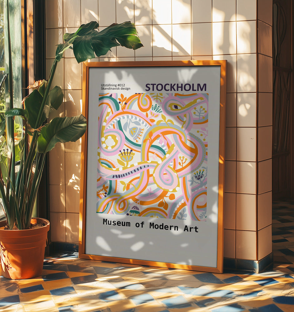Botanical dopamine Exhibition Stockholm | Poster