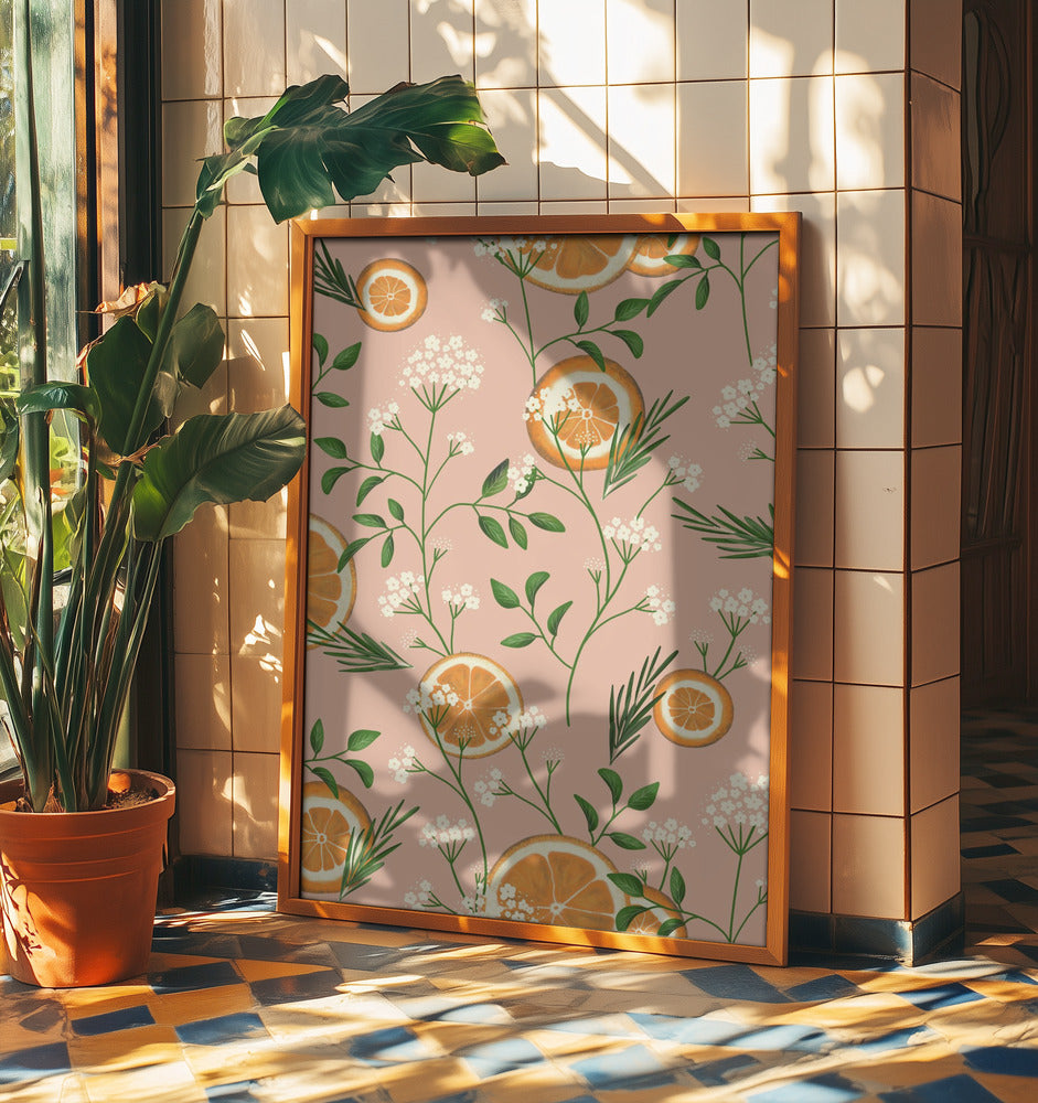 Elderflowers and Oranges | Poster